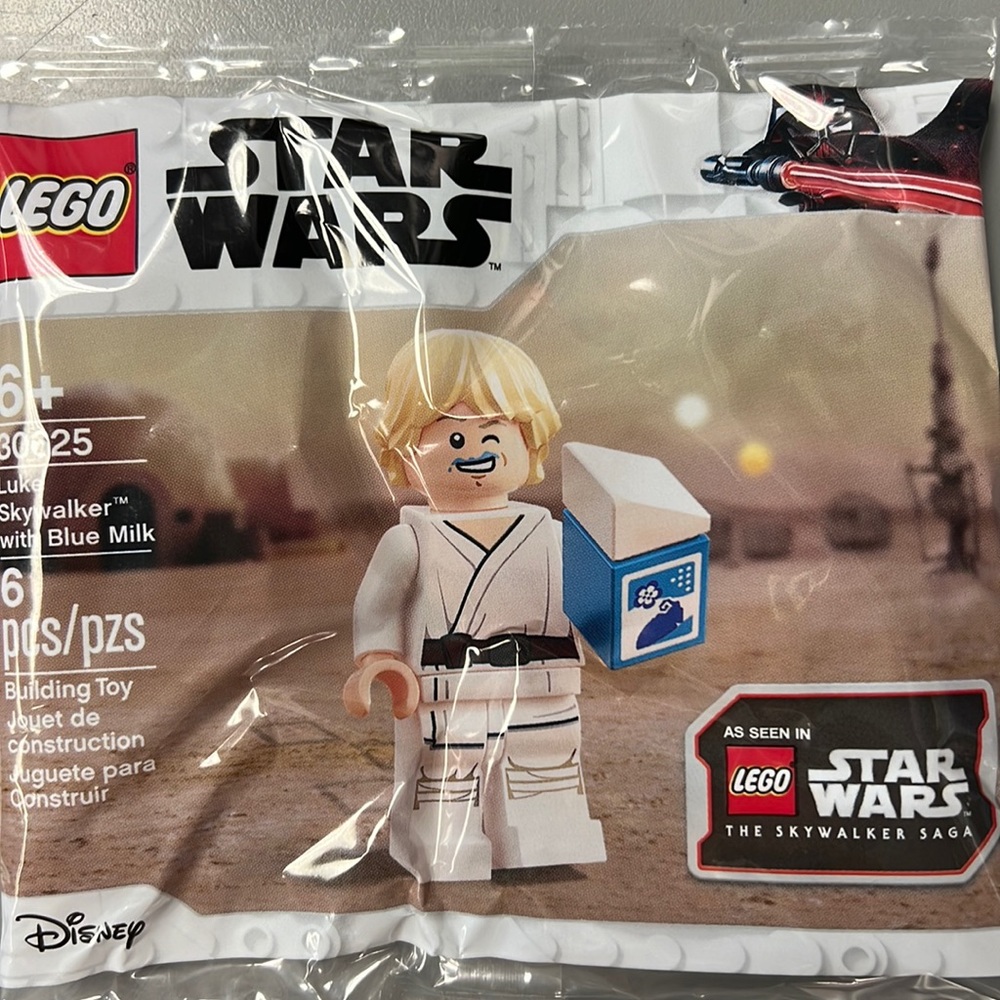 LEGO Star Wars Luke Skywalker Milk Moustache